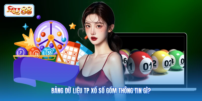 Bảng dữ liệu TP Xổ Số gồm thông tin gì?